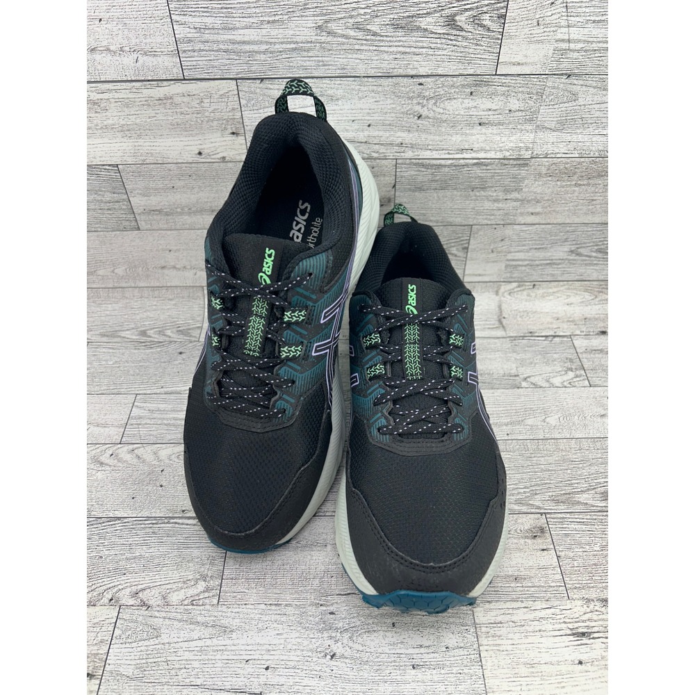 ASICS Gel Venture 9 Wide Women's Running Shoes Black Teal Size 8